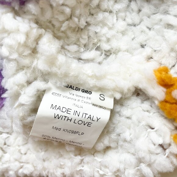 Marco Rambaldi Heart Pile Knitted Sweatshirt Size Small - Picture 6 of 10